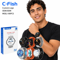 Reloj Inteligente X69 con Pantalla IPS Redonda, Monitor de Ritmo Cardíaco, Rastreador de Actividad Física, con Respuesta a Llamadas y 3 Correas