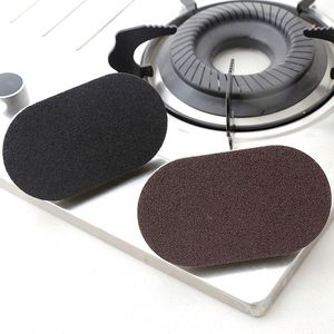 1 éponge à récurer avec poignée, brosse à poudre, outil de nettoyage de cuisine, pour laver les casseroles et les couteaux, éponge nano à forte décontamination M0017 - Product Image 3