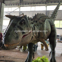 Jurassic Park için Özelleştirilmiş Animatronik İnteraktif Dinozor Modeli, Dinozor Ülkesi Dekorları Olarak Gerçek Boyutta Carnotaurus Robotu