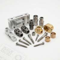 Komponen Presisi CNC Khusus dari Baja Tahan Karat, Aluminium, Kuningan, dan Titanium untuk Aplikasi Penggilingan dan Pembubutan Industri