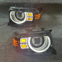 Phares de projecteur LED Land Cruiser série 79 boîtier noir avec kit de mise à niveau étanche certifié DRL DOT/ECE