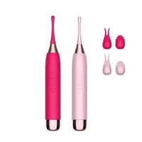Vrouwelijke masturbatie vibrerende seksspeeltje clitoris massage stick G-spot stimulerende orgasme pen 30dB 7 frequenties USB dagelijks