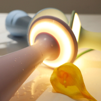 Lampe de bureau LED moderne IP54 étanche, type C, rechargeable, avec fonction Aura Vase, à batterie, tactile, à intensité variable, pour restaurant, jardin, décoration, veilleuse