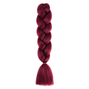 Trenza Jumbo para <span class=keywords><strong>Trenzas</strong></span> Expression, Extensiones <span class=keywords><strong>Africanas</strong></span>, Cabello Sintético Rizado <span class=keywords><strong>con</strong></span> <span class=keywords><strong>Punta</strong></span> en U, Micro-loop, 24 Pulgadas, Teñido - Product Image 4