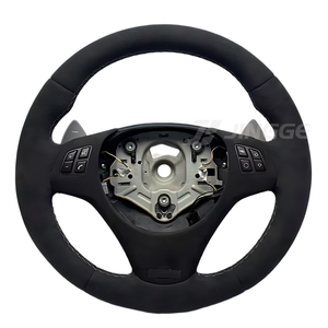 Volant de direction style LCI entièrement recouvert d'Alcantara et chauffant pour <span class=keywords><strong>BMW</strong></span> Série E, adaptable aux modèles E92 <span class=keywords><strong>M3</strong></span> X5 E70 E71 X1 E84 E91 E72 E93 M5 328i E90 - Product Image 5