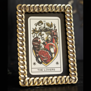 Marco de Fotos de Metal Personalizable Ecológico de Diseño con Patrón Artístico para Decoración Moderna del Hogar - Product Image 1