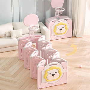 Imbaby — parc pour bébés, produit pour nouveau-né, parc pour enfants, Commercial, clôture de sécurité pliable, pour l'école, pour fille - Product Image 3