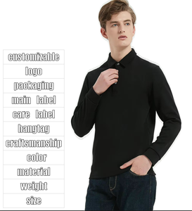 Polo da Golf da <span class=keywords><strong>Uomo</strong></span>, Manica Lunga, Protezione Solare UPF 50+, Alta Prestazione, Colletto a Risvolto, Leggera, Casual, T-shirt ad Asciugatura Rapida - Product Image 6