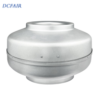 Ventilateur de conduite silencieux en métal DCFAIR de haute qualité, 8 pouces, haute vitesse, extracteur d'air pour tuyaux, moteur AC OEM
