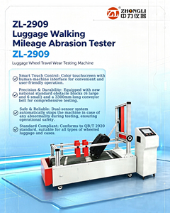 Machine d'essai d'abrasion pour bagages |   Testeur de durabilité pour valises conforme aux normes QB/T 2920 et QB/T 2155 - Product Image 3