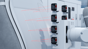 Capteur de déplacement laser industriel polyvalent sans contact Mesure de <span class=keywords><strong>distance</strong></span> en <span class=keywords><strong>temps</strong></span> réel de 100mm IP67 Haute répétabilité - Product Image 4