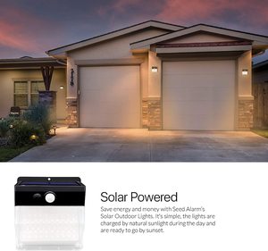 Lámpara Solar de Jardín Súper Brillante con 136 LED, Sensor Infrarrojo de Movimiento, Impermeable, para Escaleras, Paredes, Iluminación de Jardín - Product Image 6