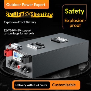 แบตเตอรี่ลิเธียมไอรอนฟอสเฟตแบบเซลล์เดียวขนาดใหญ่ 12V 24V 48V สำหรับเก็บพลังงานเคลื่อนที่ ใช้กับเรือ - Product Image 4