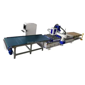 Máquina de madeira para perfuração de gravura, máquina de madeira cnc para carregamento automático e descarregamento, preço na índia com ccd
