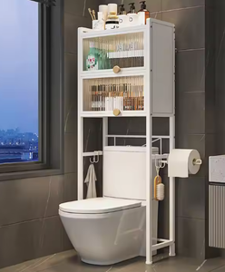 Estante de Baño Multifuncional de Bambú de 3 Niveles, Moderno y Sostenible, para Inodoro, <span class=keywords><strong>Lavadora</strong></span> y Almacenamiento - Product Image 5