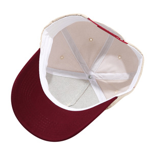 Gorra de Béisbol de 5 Paneles con Bordado 3D en Relieve, Dos Tonos, Fabricación BSCI para Mayoristas, Estilo Deportivo, Servicio OEM - Product Image 2