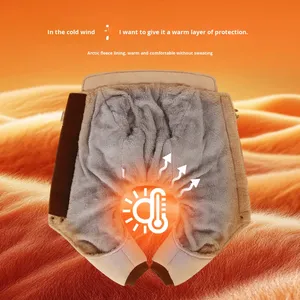 Jaket Anjing Musim Gugur Musim Dingin Baru, Bahan Fleece Hangat, Polos Kasual Sport, Anti Angin, Empat Kaki, Bahan Poliester, Dilengkapi Tali Reflektif - Product Image 3