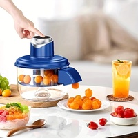 Éplucheur de fruits électrique - Éplucheur automatique de raisins, tomates cerises et ail - Gadget de cuisine multifonctionnel