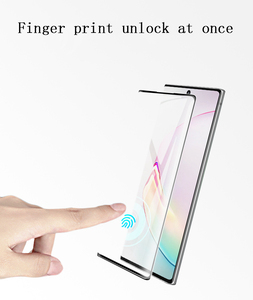 Bảo Vệ Màn Hình Kính Cường Lực Keo Dán Cạnh Uốn Nóng 3D Vân Tay Mở Khóa Cho Samsung Galaxy Note 10/ Note 20 Ultra - Product Image 3