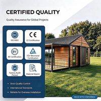 Kits de maisons modulaires préfabriquées en acier, faciles et rapides à assembler soi-même, extensibles, pour studio et habitation en extérieur