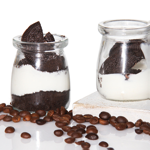 Vente chaude <span class=keywords><strong>Mini</strong></span> Pots Mason De Yaourt <span class=keywords><strong>Vide</strong></span> 200Ml 100ml 300ml Bocaux De Pudding En Verre Avec Couvercles En Liège pour Faveurs De Mariage <span class=keywords><strong>Pot</strong></span> De <span class=keywords><strong>Miel</strong></span> - Product Image 3