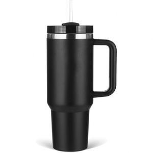 Custom logo 30 oz Stainless Steel <b>Cup</b> Wine Glass H2.0 <b>Camping</b> Handle Tumbler with Handle - Product Image 1
