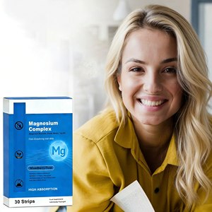 Complejo de Magnesio OEM ODM para el Sueño y el Estrés - Tiras Orales de Disolución Rápida, Sabor a Bayas Mixtas, Alta Absorción - Product Image 2
