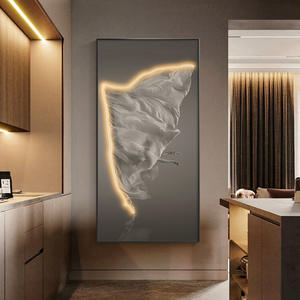 Dipinto Moderno di Lusso in Cristallo e Porcellana con LED, La Bellissima <span class=keywords><strong>Ballerina</strong></span> Danzante, Decorazione Murale per Studio di Danza - Product Image 4