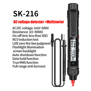 SK-216 Smart Sensing Voltmeter Digital Multimeter Hochpräziser Spannungs <span class=keywords><strong>tester</strong></span> <span class=keywords><strong>2</strong></span> in 1 4000 Zählungen Batterie entfernen - Product Image 3