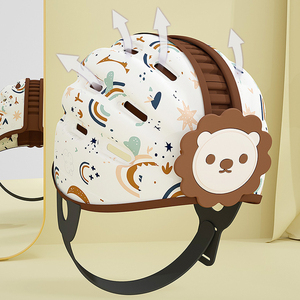 SeaMind infantile bébé <span class=keywords><strong>casque</strong></span> enfant en bas âge doux réglable chapeau pour apprendre à marcher enfants chapeau pour courir ramper marche harnais - Product Image 3