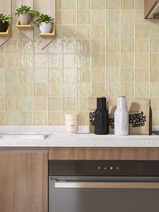 Azulejos de Cerámica de Superficie Brillante de Buena Calidad de 100X100mm <span class=keywords><strong>para</strong></span> Pared de Baño y <span class=keywords><strong>Cocina</strong></span>, Color Azul, Color Verde - Product Image 2