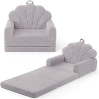 Canapé pour enfants, canapé convertible 2-en-1 pour tout-petits, chaise confortable pour tout-petits, canapé convertible en chaise longue