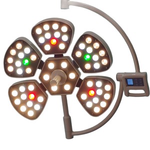 Lampe LED sans ombre 30000 lm à 5 pétales, mobile, pour chirurgie dentaire, fixation murale ou au plafond, pour clinique et opérations - Product Image 5