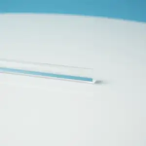 Üretici özelleştirilmiş yüksek kalite hassas yüksek borosilikat sigortalı silika cilalı optik cam işık kılavuzu çubuk çubuk Lens