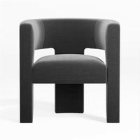 Chaise de salle à manger de luxe VL Nordic en bois massif avec dossier capitonné au design moderne pour café, hôtel, chambre, usage extérieur, chaise individuelle
