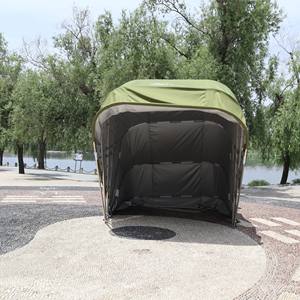 Abri de voiture moderne de luxe, pliable et rétractable, super robuste, avec toit en arche, imperméable, portable, avec cadre métallique verrouillable, tente de <span class=keywords><strong>garage</strong></span> - Product Image 3