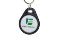 Porte-clés ABS RFID 125khz porte-clés puce d'identification TK4100 pour le contrôle d'accès