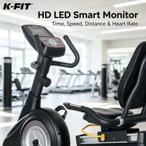 Vélo semi-allongé commercial <span class=keywords><strong>K</strong></span>-FIT GS-8906R – Équipement de cardio-training professionnel pour salle de sport, usage domestique intensif, OEM/ODM - Product Image 4