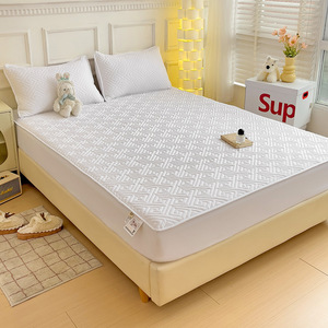 Funda de sábana ajustable acolchada <span class=keywords><strong>Simmons</strong></span>, Protector de colchón antibacteriano respetuoso con la piel, funda de cama gruesa, Protector a prueba de suciedad - Product Image 6