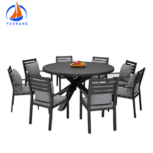 Mobili <span class=keywords><strong>da</strong></span> pranzo esterni giardino grande tavolo stile europeo in alluminio fuso battuto tavolo <span class=keywords><strong>da</strong></span> giardino - Product Image 4