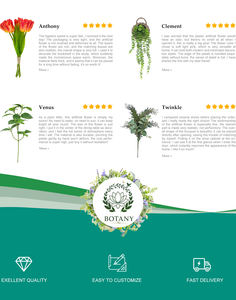 Maceta de Cerámica con Flores Mixtas, Flor Artificial, Decoración Central Mixta, Decoración de Interiores y Opción de Regalo - Product Image 4