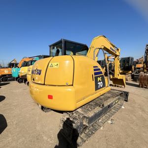 95%新品 中古 ミニコマツ PC70 7トン掘削機 0.32mバケット 48.5kW出力 日本から輸入 送料無料 - Product Image 4
