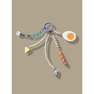Accesorios de joyería Diy bolso Popular encantos calidad cobre mariscos huevos guisantes pájaros mal ojo <span class=keywords><strong>del</strong></span> <span class=keywords><strong>diablo</strong></span> llavero para mi <span class=keywords><strong>hija</strong></span> - Product Image 5