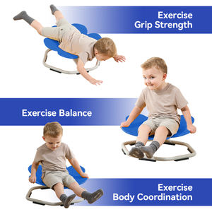 Kursi putar multifungsi untuk anak-anak, peralatan bermain terapi sensorik 3 + Tahun plastik buatan untuk mainan edukasi autisme 1 Set - Product Image 2