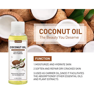 Aceite Corporal <span class=keywords><strong>de</strong></span> Coco Orgánico Natural con Logotipo Personalizado OEM ODM, <span class=keywords><strong>Corrector</strong></span> Aclarante y Blanqueador, Aceite <span class=keywords><strong>de</strong></span> Masaje <span class=keywords><strong>de</strong></span> 100 ml, Extraído con CO2, para Todo Tipo <span class=keywords><strong>de</strong></span> Piel - Product Image 5