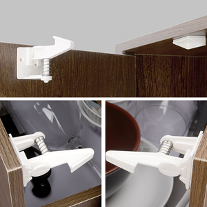 Bán buôn OEM trẻ em khóa tủ chống mở cửa bé khóa cửa trẻ em trẻ mới biết đi bảo vệ bé ngăn kéo khóa - Product Image 2