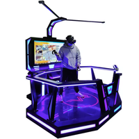 Tapis roulant de réalité virtuelle d'usine 9d 360 degrés vue Vr espace plate-forme de marche et machine de jeux d'arcade de tir