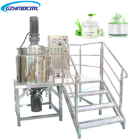 Lotion pour le corps de haute qualité, émulsifiant d'homogénéisation sous vide de pommade cosmétique/machine de mélange/mélangeur/réservoir de mélange avec chauffage