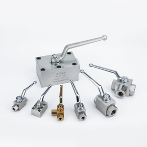 Vanne à boisseau sphérique hydraulique KHB YJZQ en acier au carbone fileté PN315, vanne d'arrêt haute pression pour système hydraulique - Product Image 1