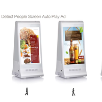 Bar Café Restaurant Alimenté par Batterie Nouveau Design Écrans Tactiles LCD 8 Pouces Tablette Menu Alimentaire Annonces Tablette Écrans Numériques